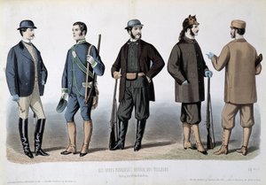 Trajes de caza, Le Journal des tailors de Unknown artist