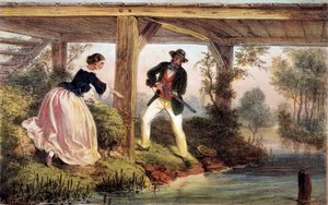 Caza de lucios en Inglaterra de Unknown artist