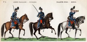 Húsares del ejército francés de Unknown artist