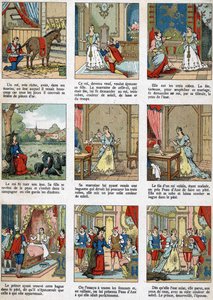 Ilustración para Piel de Asno, cuento de Charles Perrault