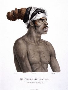 Indígena Cour-Rou-Bari-Gal de Nueva Holanda de Unknown artist