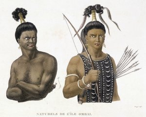 Pueblos indígenas de la isla de Ombai de Unknown artist