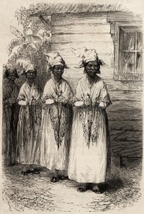Mujeres indígenas de Guyana, en la procesión católica de la Fête-Dieu de Unknown artist