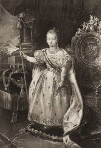 Isabel II (1830-1904). Reina de España (grabado) de Unknown artist