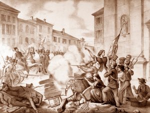 Unificación italiana (Risorgimento (1848-1870): episodio de los Diez Días de Brescia, del 23 de marzo al 1 de abril de Unknown artist