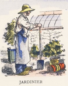 J: jardinero de Unknown artist
