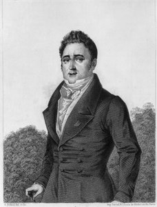 Jacques Lafitte (1767-1844), banquero y político francés - grabado en “Histoire de la vie politique et privée de Louis Philippe” de Unknown artist