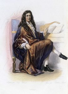 Jean Baptiste Lully (Giovanni Battista Lulli) (1632-1687) - en "Le Plutarque français", Ed. Mennechet de Unknown artist