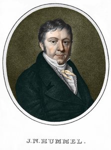 Jean Nepomucene Hummel (Johann Nepomuk Hummel) (1778-1837). Pianista y compositor austríaco de Unknown artist