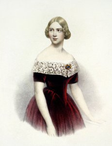 Jenny Lind (1820-1887), cantante sueca en 1847