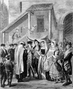 Boda judía en Alemania de Unknown artist