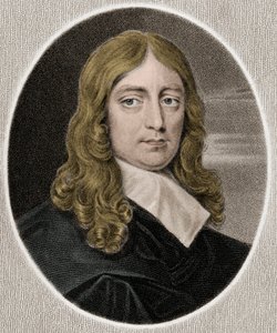 John Milton 1608-1674 - grabado - siglo XIX de Unknown artist
