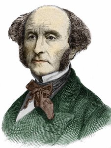 John Stuart Mill (1806 - 1873), filósofo y economista británico de Unknown artist