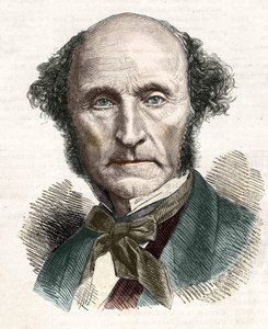 John Stuart Mill (1806 - 1873), filósofo y economista británico. de Unknown artist