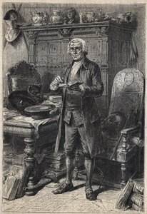 Jonathan Oldenbuck - ilustración del siglo XIX para la novela 