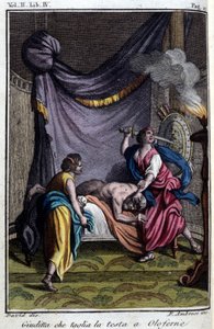 Judith corta la cabeza de Holoferne. de Unknown Artist