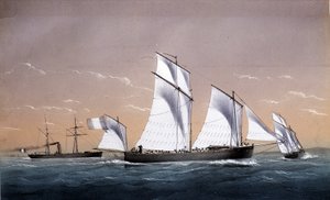 La Flota universal - en "Marines hacia 1850" de Unknown artist