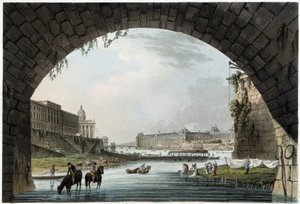 La Monnaie, 4 Naciones en París visto por J.C.Mats, Publicado por W.Miller en Londres-1806 de Unknown artist