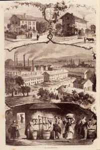 Ciudades laborales en Francia en el siglo XIX de Unknown artist