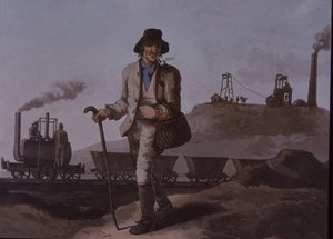 Trabajador, primera revolución industrial, principios del siglo XIX de Unknown artist