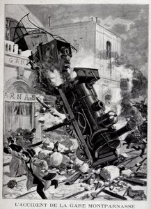 El accidente de la Gare Montparnasse en París - en “Le Petite Journal” de Unknown artist