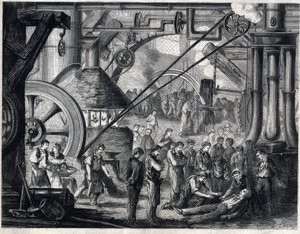 Última escena de la obra “Les dramas du cabaret” de Dumanoir y Adolphe Dennery (d