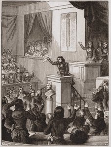 Lazare Nicolas Marguerite Carnot (apodado el organizador de la victoria o el gran Carnot) anunciado el 1 de septiembre de Unknown artist