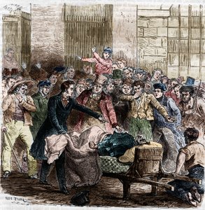 El cólera, París, abril de 1832.