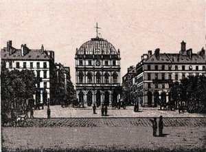 Le Havre, el teatro en "Le monde illustré 168 vistas" Sin fecha (finales del siglo XIX)