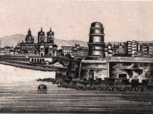 Le fort saint Jean en Marsella en "El mundo ilustrado 168 vistas" Sin fecha (finales del siglo XIX) de Unknown artist