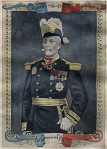 El general François Oscar de Négrier 1839-1913 - grabado en “Le-Pelerin” de 1899 de Unknown artist