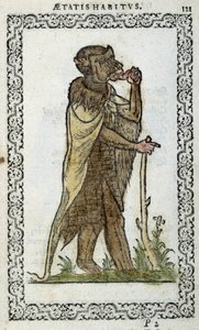 Le monge debout - en “Habits et effigies” por Jean Sulperius de Unknown artist