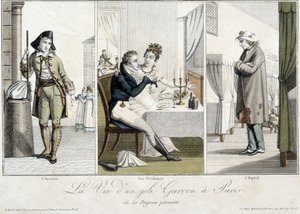 Vida de un chico guapo en París o el campesino pervertido: la llegada, las Fredaines y el hospital - Carnavalet de Unknown artist
