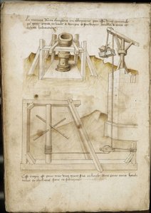 Sistema de elevación de cargas para obra de Unknown artist