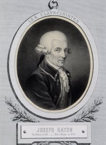 Retrato en medallón del músico Franz Joseph Haydn (1732-1809) de Unknown artist
