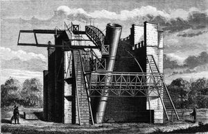 El gran telescopio de Lord Rosse en Parsontown, Irlanda