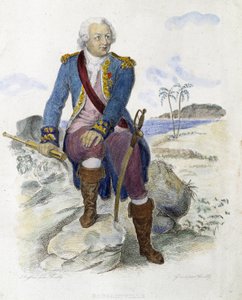 Louis Antoine, Conde de Bougainville (1729-1811), navegante francés - en “Le Plutarque Français” por Mennechet