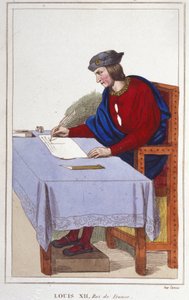 Luis XII (1462 -1515), Rey de Francia grabado de 1830