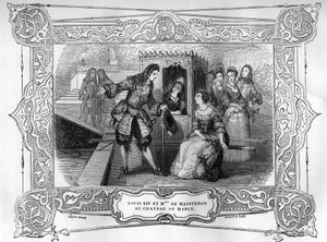 Luis XIV y Françoise d