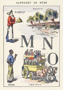 M N W: olla, nadador, negro, ómnibus de Unknown artist