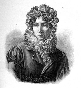 Madame de Genlis - Retrato de Stéphanie Félicité du Crest de Saint-Aubin (1746-1830), Condesa de Genlis, mujer de letras francesa