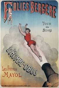Revistas (music hall) - Folies-Bergère. Todas las noches el hombre-concha de Unknown artist