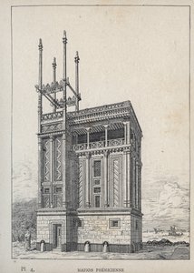 Casa fenicia - (Casa fenicia, Exposición Universal, París)