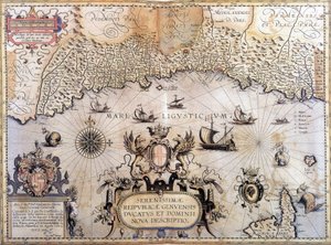 Mapa de la República de Génova de Unknown artist