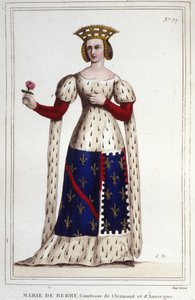 Marie de Berry (1367-1434). Condesa de Clermont y Auvernia. de Unknown artist