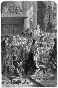 Matrimonio de Carlos VIII, Rey de Francia, y Ana de Bretaña en el Castillo de Langeais el 6 de diciembre
