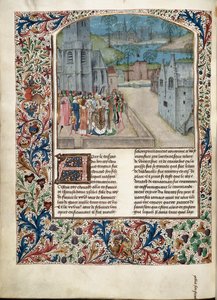 Matrimonio de Eduardo II con Isabel de Francia de Unknown artist