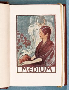 "Medium": ilustración de la colección de noticias de Pío Baroja Nessi (1872-1956), escritor español miembro de la generación del 98. Grabado para la edición de 1919. Biblioteca de Catalunya (Biblioteca Nacional de Cataluña), Barcelona. de Unknown artist