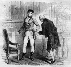Encuentro entre el compositor italiano Niccolò Vito Piccinni (1728-1800) y el primer cónsul Bonaparte (Napoleón I)