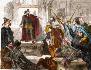 Reunión del Comité de los Dieciséis en 1588 (Consejo de Representantes de los Dieciséis Cuarteles de París) Comité Insurreccional formado en París durante la Liga.